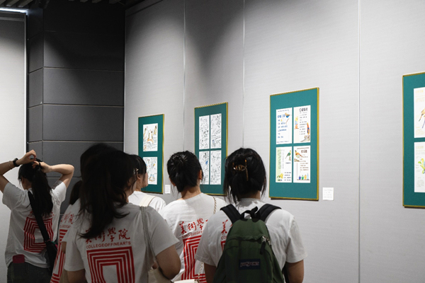 展览现场。beat365正版唯一官网必一美术学院供图